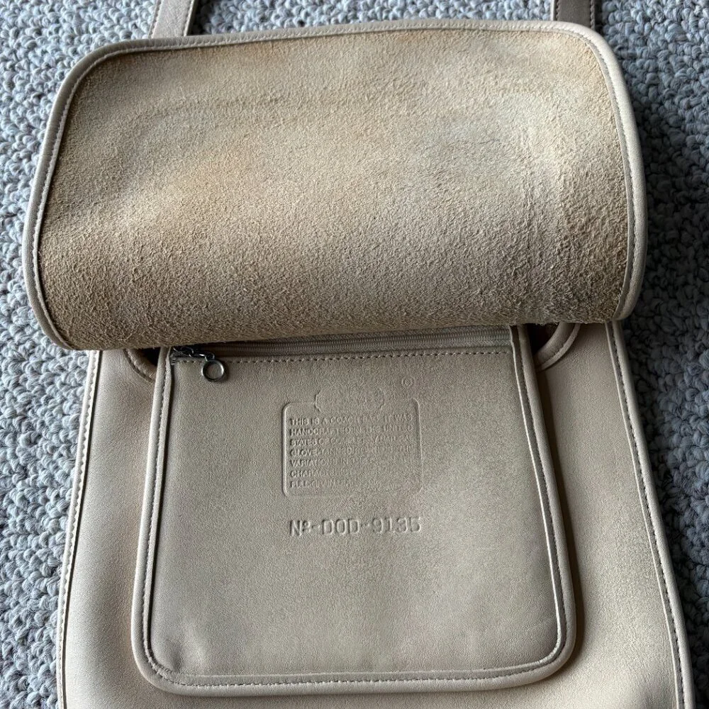 Vintage Coach 9135 Hippie Camel Leather Crossbody Y2K Preppy Classic